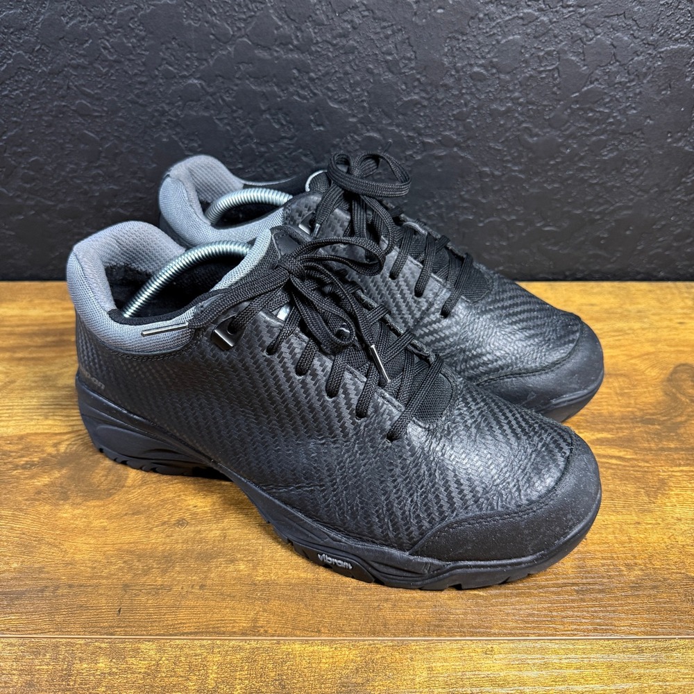 Snap-on Spitfire ASTM F2892-11 Black Leather Vibram Work Shoes Mens 10.5